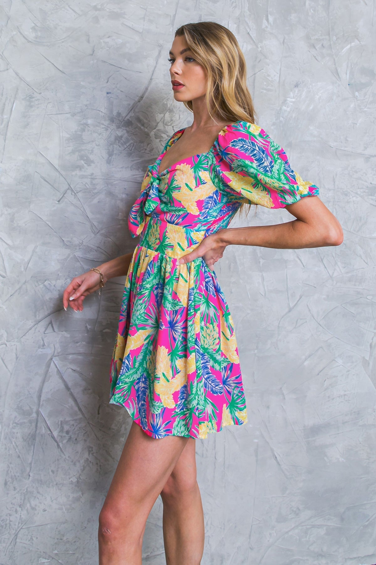 ST. JAMES CITY WOVEN ROMPER Flying Tomato