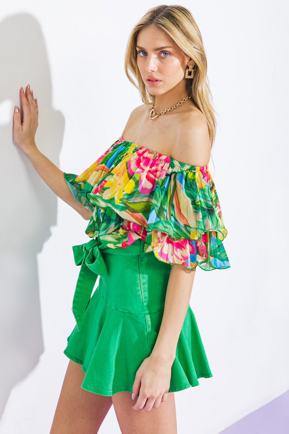 I'LL BE LOVING YOU WOVEN TOP Flying Tomato