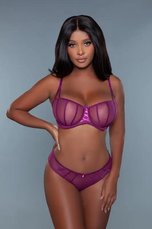 Sabrina Bra Size 34 Balconette With Adjustable Straps - Love Salve 