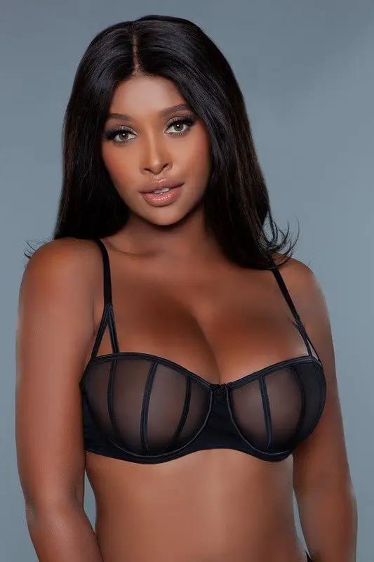 Sabrina Bra Size 34 Balconette With Adjustable Straps - Love Salve 