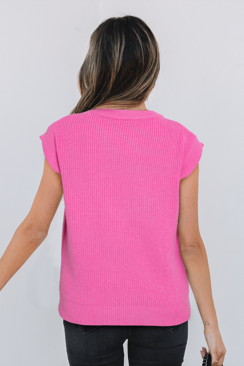 Sachet Pink Western Horse Embroidered Round Neck Sweater Tee - Love Salve