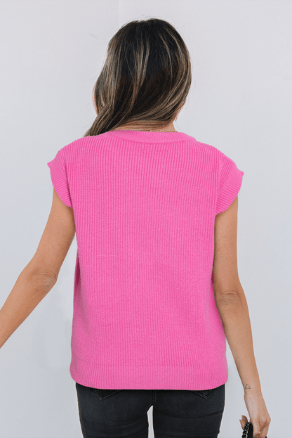Sachet Pink Western Horse Embroidered Round Neck Sweater Tee - Love Salve