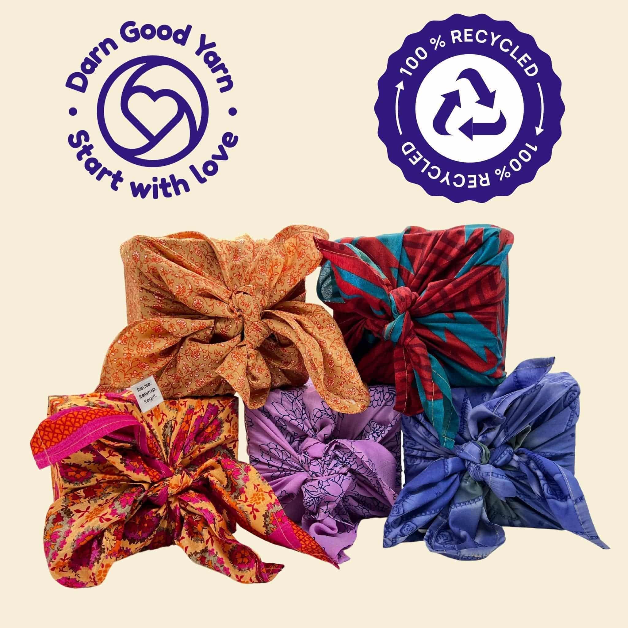 JoyWrap – Eco Gift Cloth + Bandana Darn Good Yarn