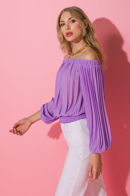 MAGICAL AT MIDNIGHT WOVEN TOP