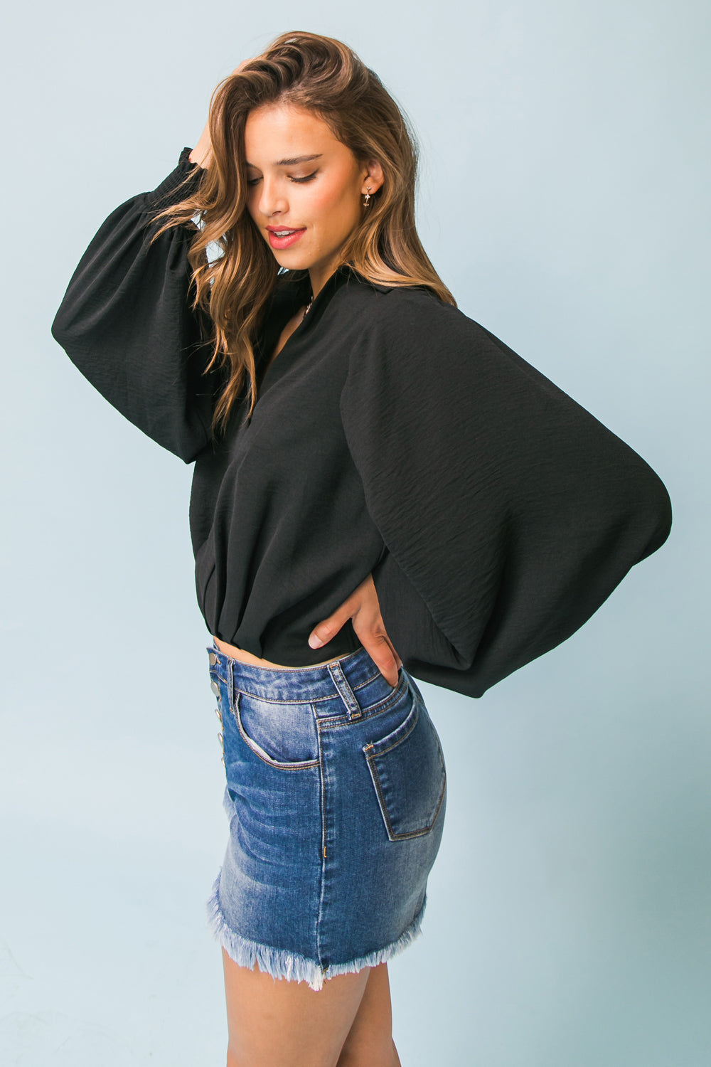 MILES BETWEEN US WOVEN TOP Flying Tomato