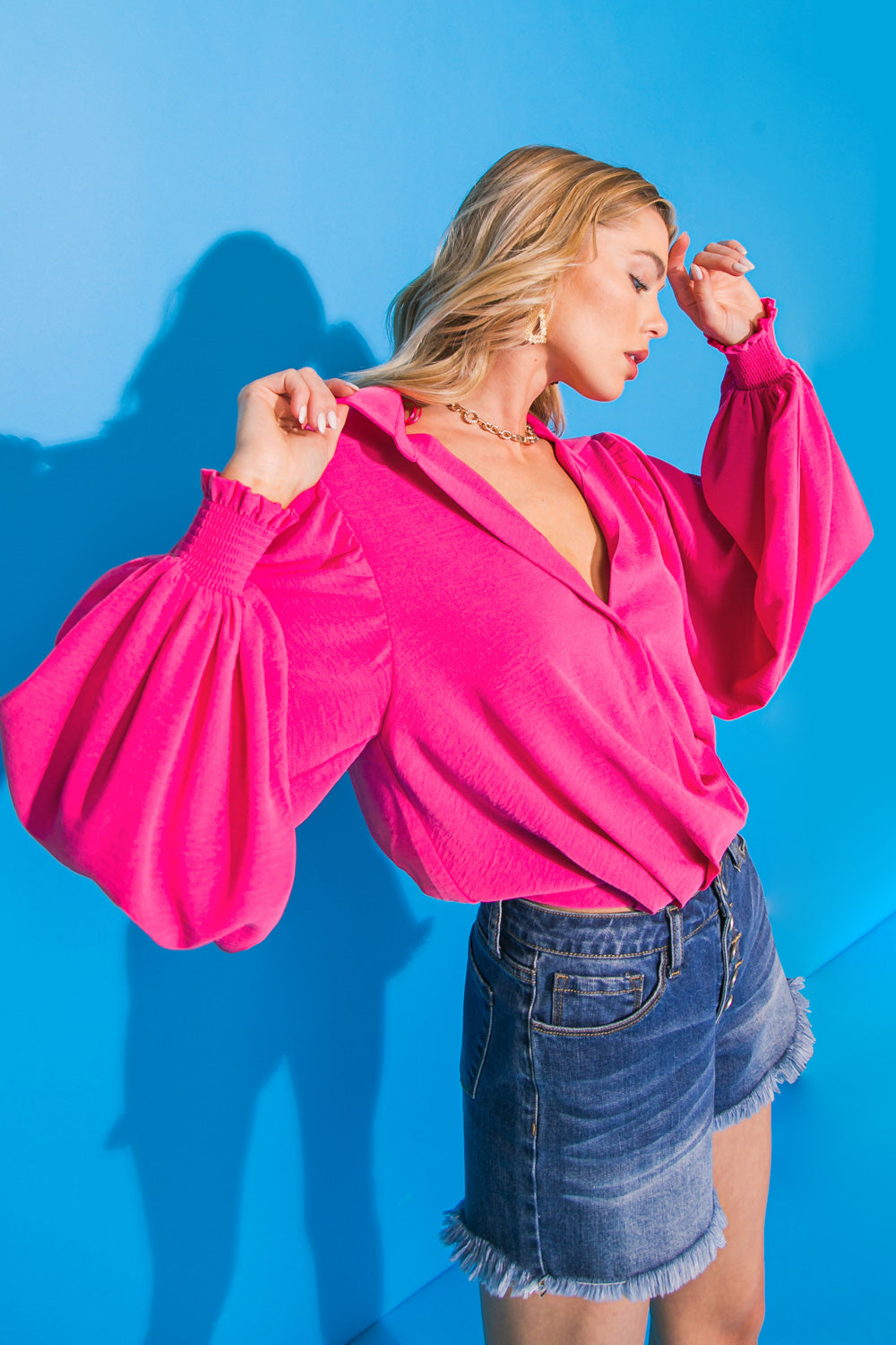 MILES BETWEEN US WOVEN TOP Flying Tomato