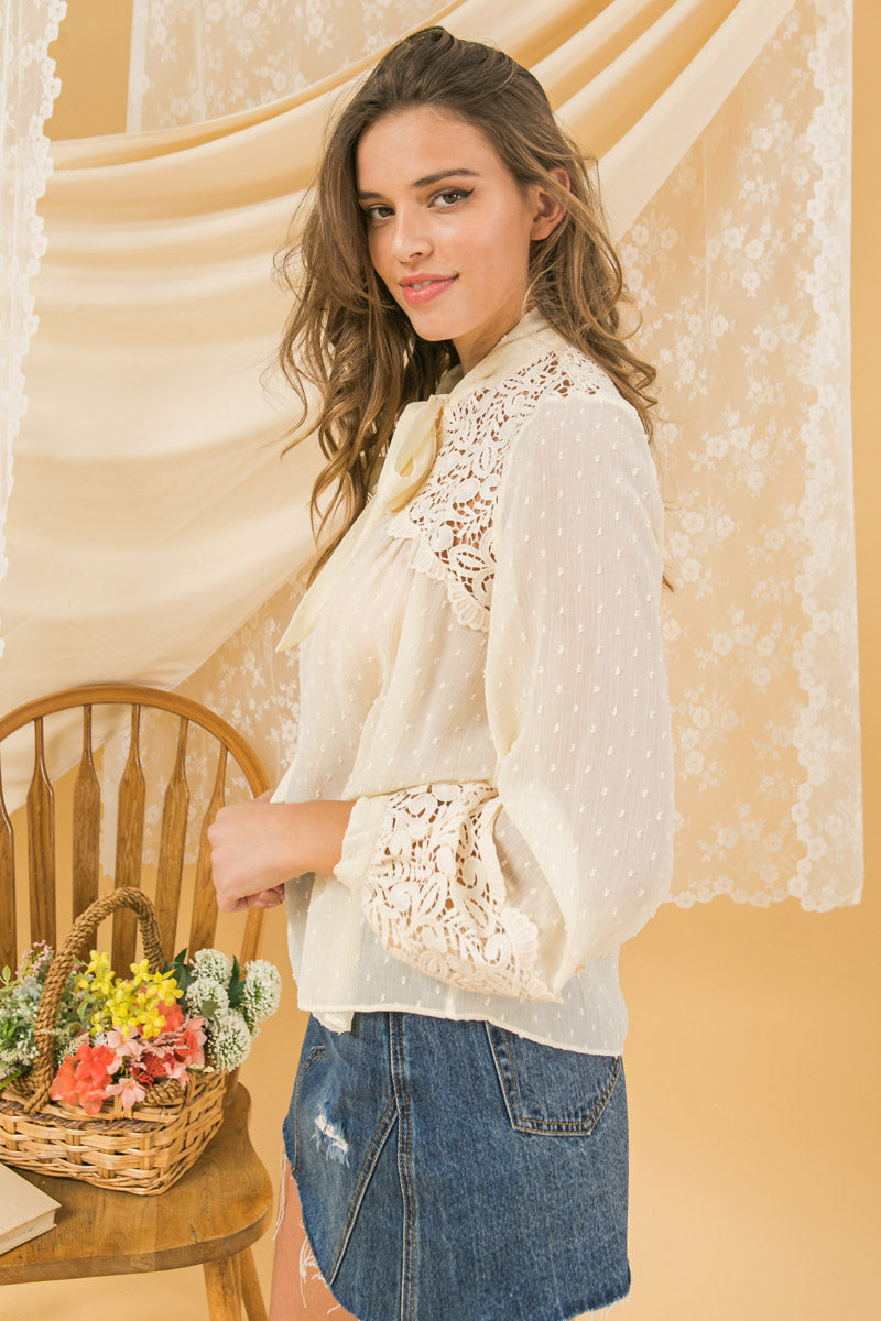 STAY AHEAD PEASANT TOP Flying Tomato