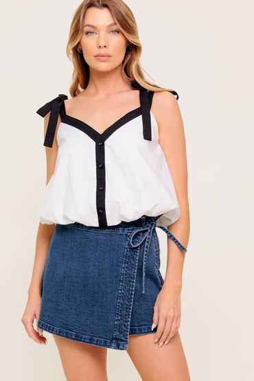 SCENT OF SPRING WOVEN TOP - Love Salve