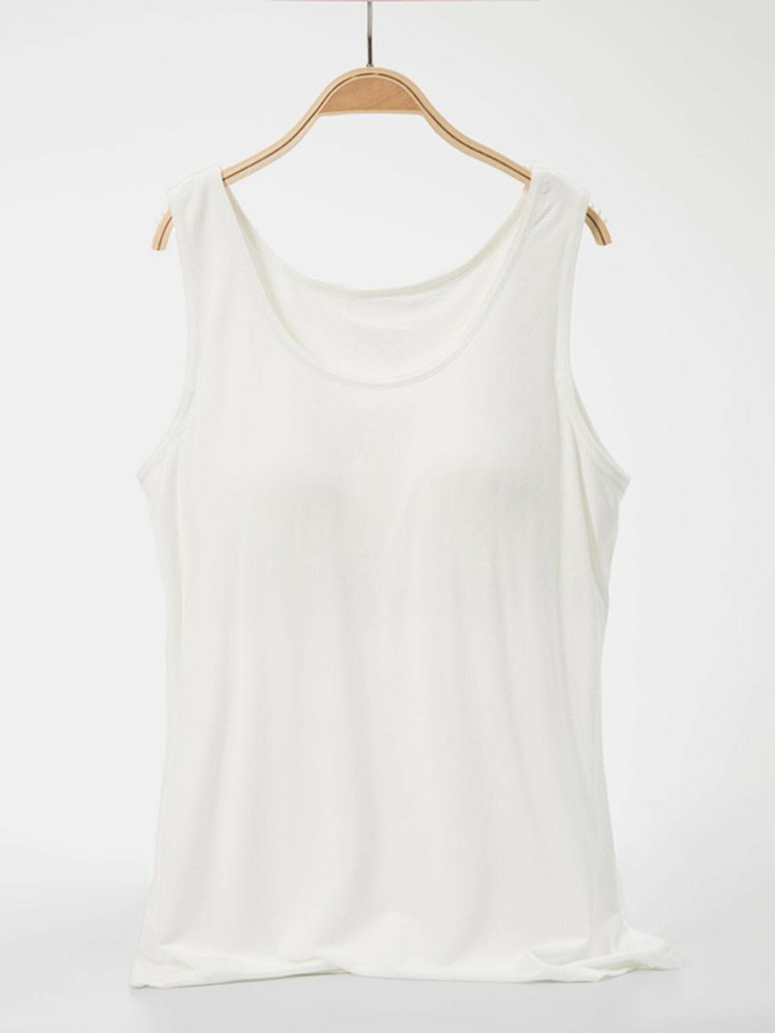 Scoop Neck Wide Strap Tank - Love Salve