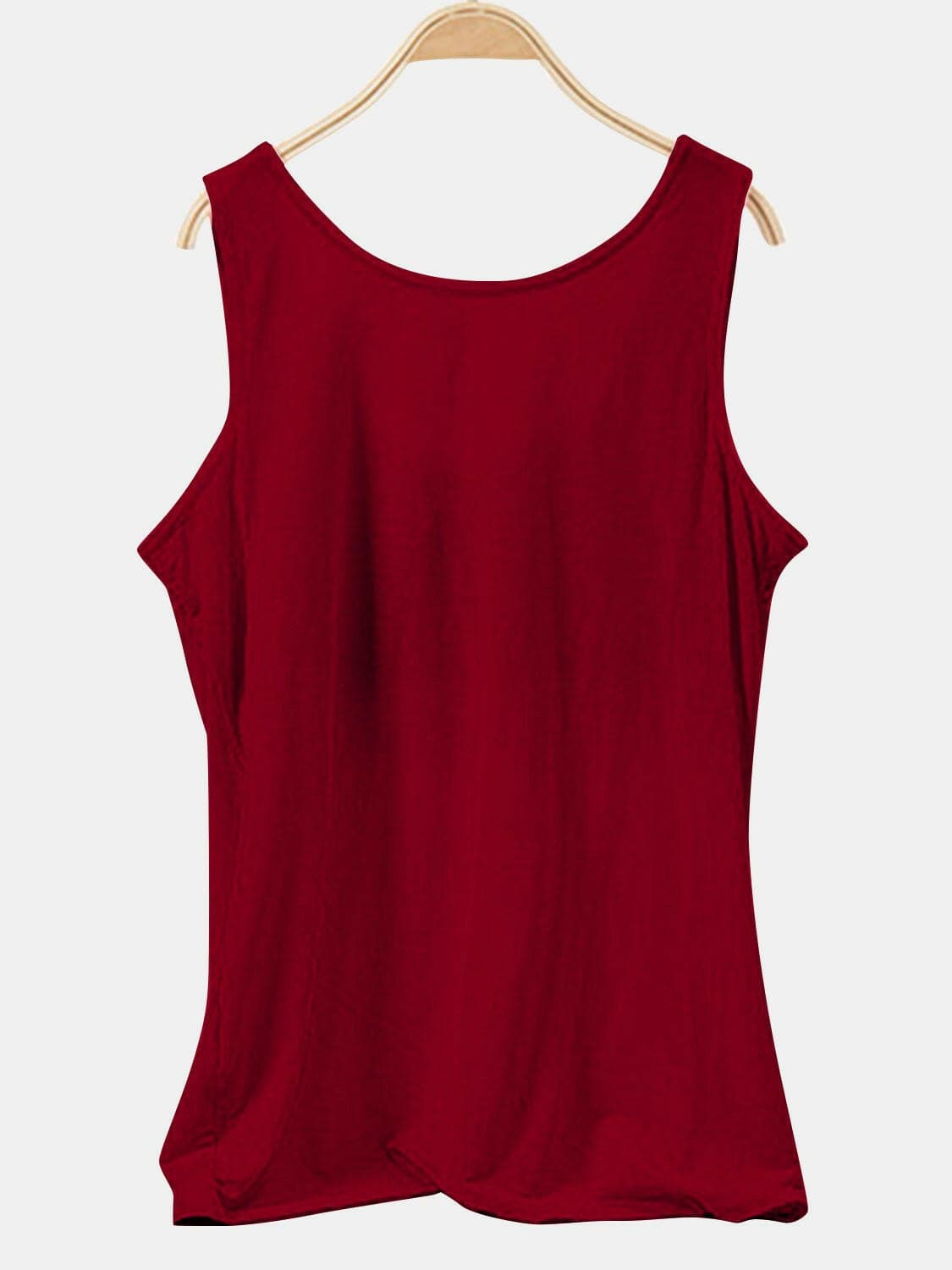 Scoop Neck Wide Strap Tank - Love Salve