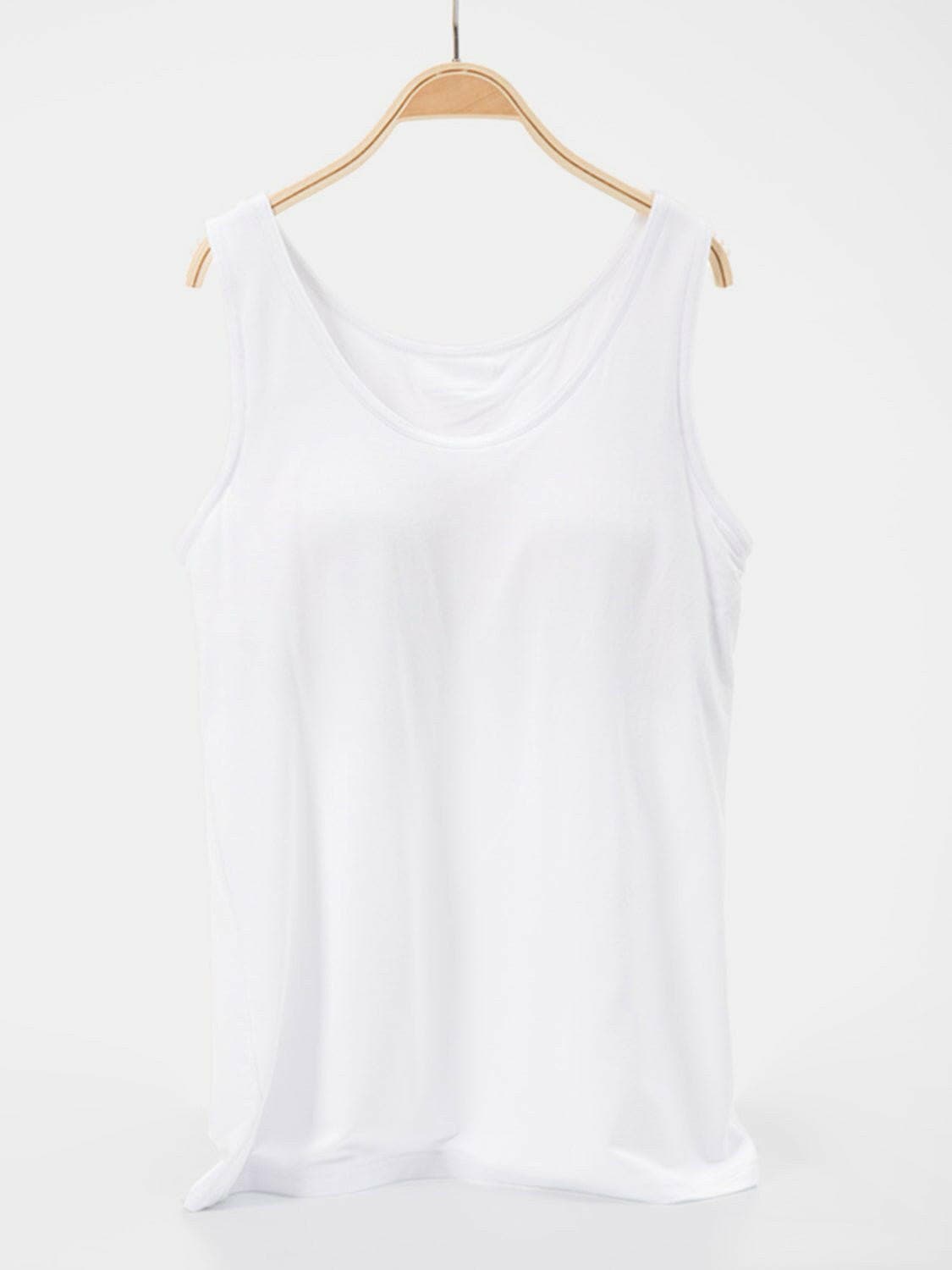 Scoop Neck Wide Strap Tank - Love Salve