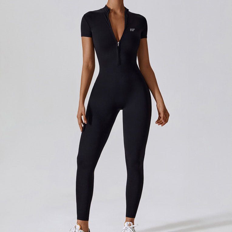 Scuba Zip Jumpsuit Rockstar Peach