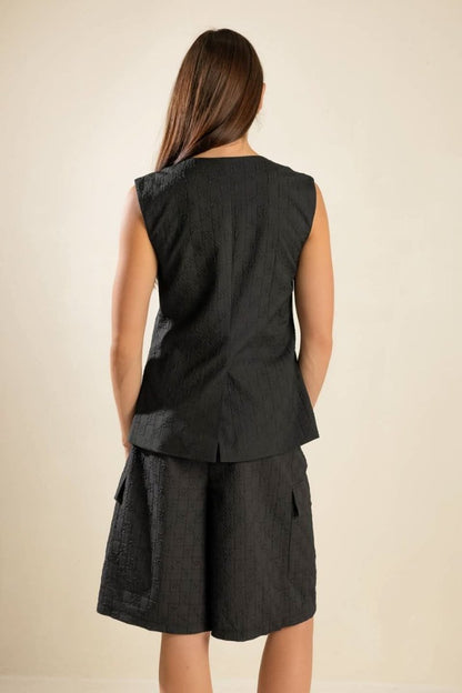 SEE WHAT HAPPENS WOVEN VEST - Love Salve