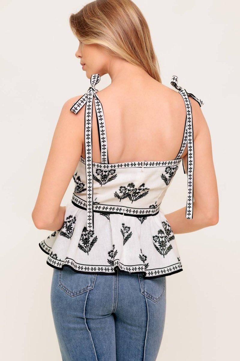 SERENE KISS WOVEN TOP - Love Salve 