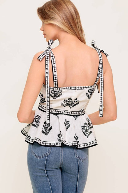 SERENE KISS WOVEN TOP - Love Salve 