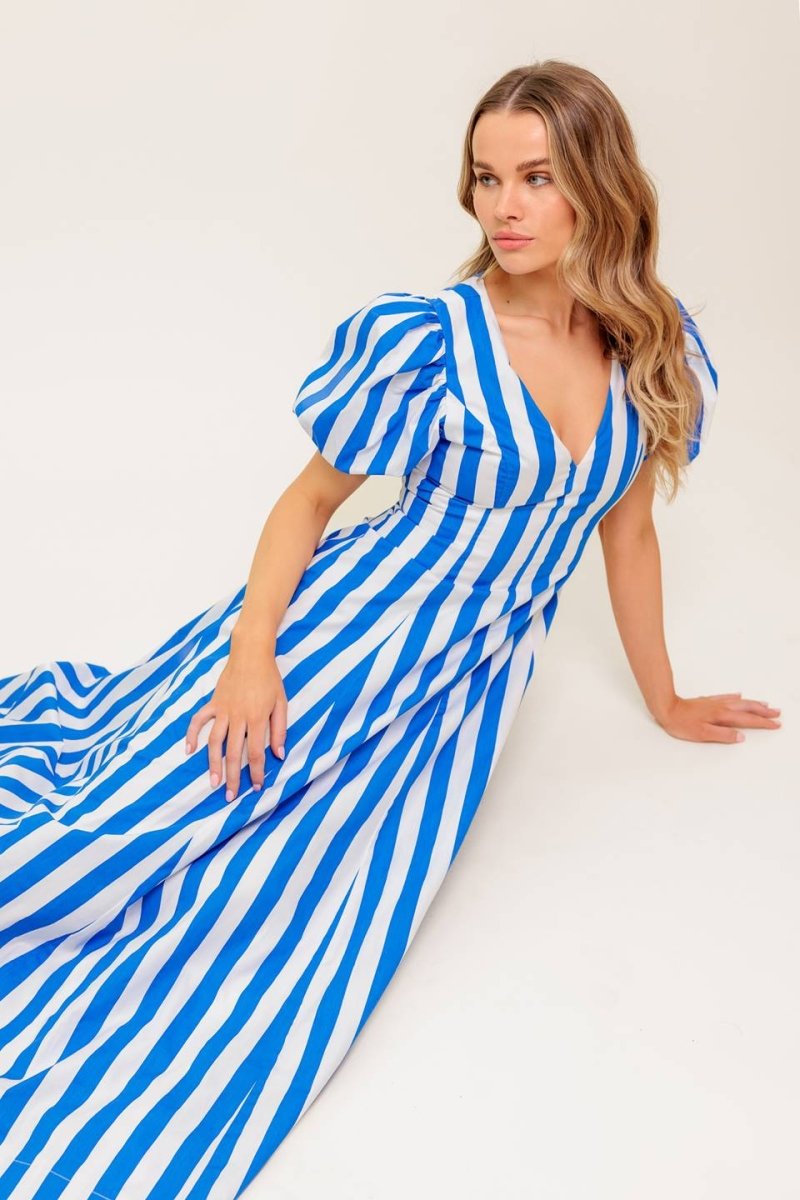 SERENITY TOUCH WOVEN MIDI DRESS - Love Salve