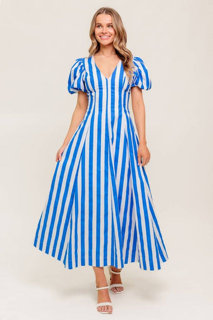 SERENITY TOUCH WOVEN MIDI DRESS - Love Salve