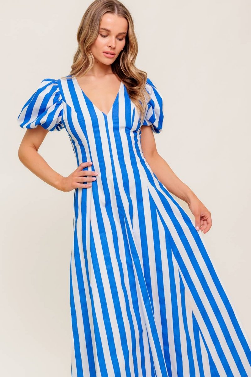 SERENITY TOUCH WOVEN MIDI DRESS - Love Salve