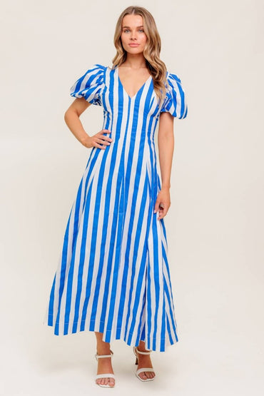 SERENITY TOUCH WOVEN MIDI DRESS - Love Salve