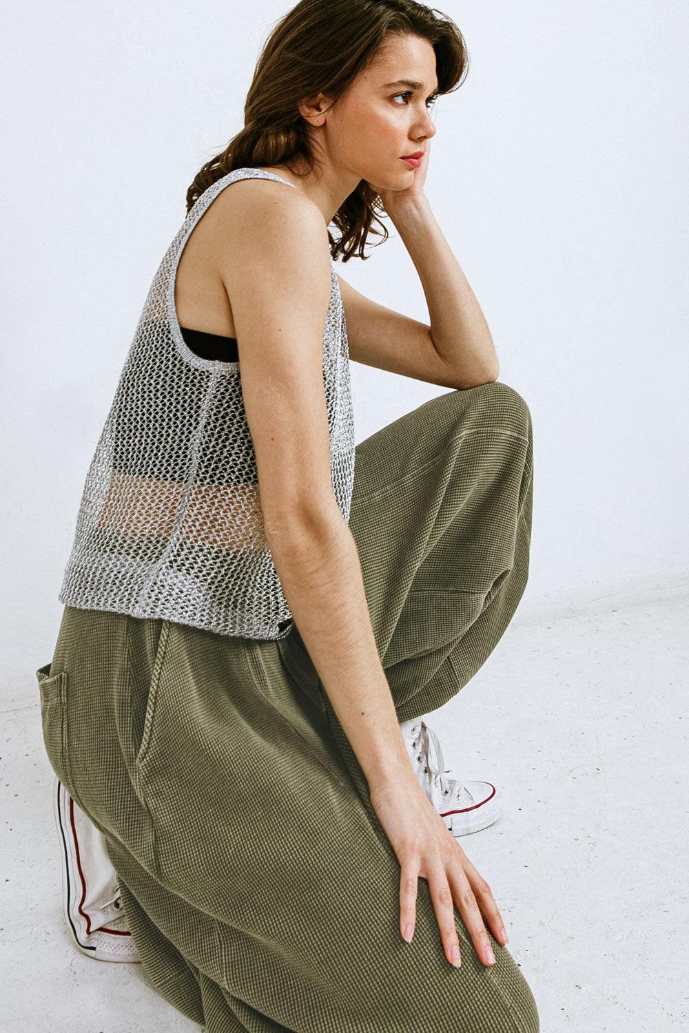 LOST IN THE WAVES WOVEN TANK TOP Flying Tomato