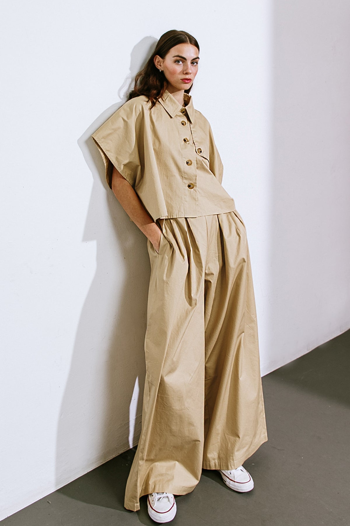 IT'S PERFECT TIMING WOVEN TOP Flying Tomato