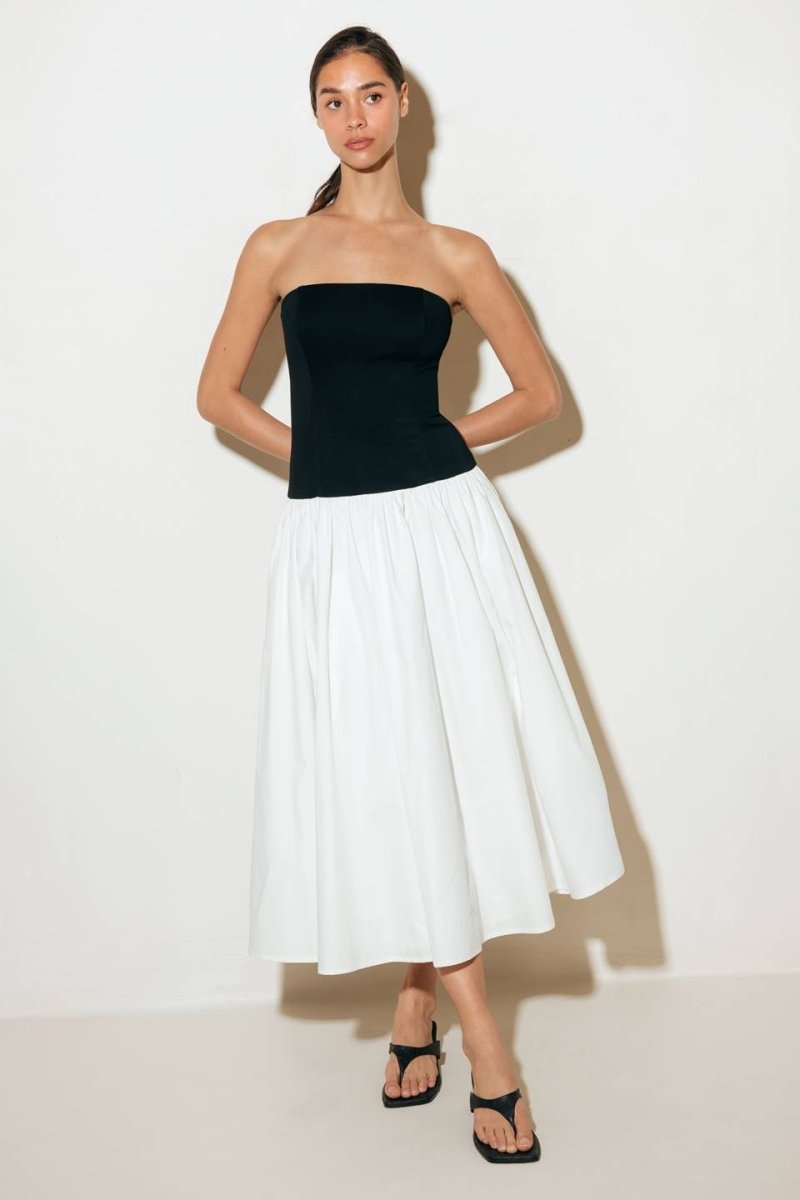 SHIFT STUDIO SOLID MIDI DRESS - Love Salve