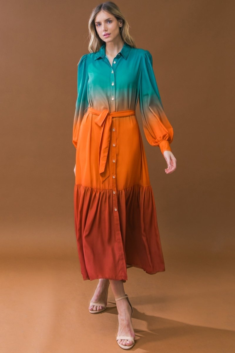 SHOW STOPPER WOVEN MIDI DRESS - Love Salve