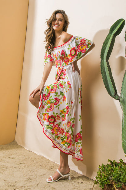 MY VACATION ESSENTIALS HI-LO DRESS