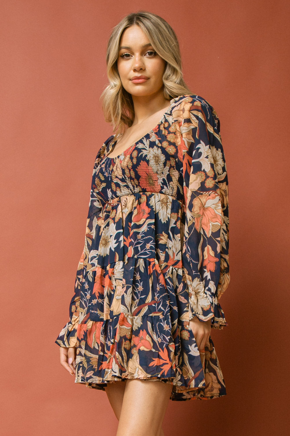 KEEPER OF MY HEART WOVEN MINI DRESS Flying Tomato