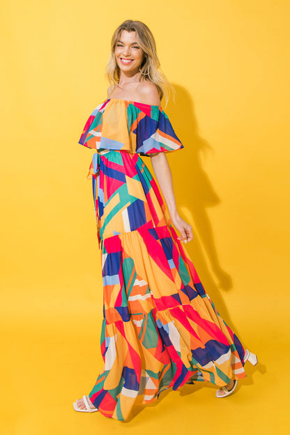 SO SURREAL WOVEN MAXI DRESS