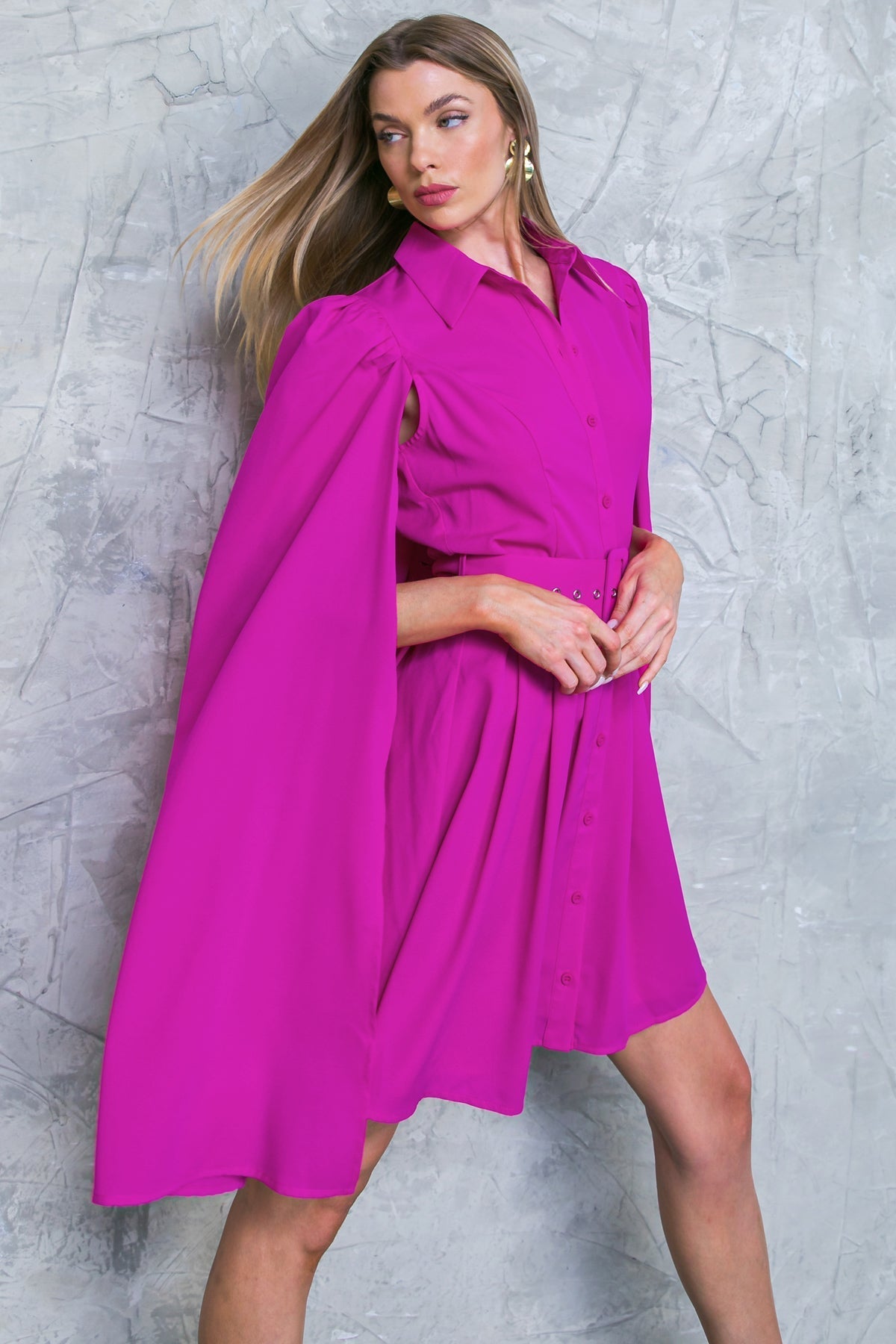 MY SECRET STYLE WOVEN MINI DRESS Flying Tomato