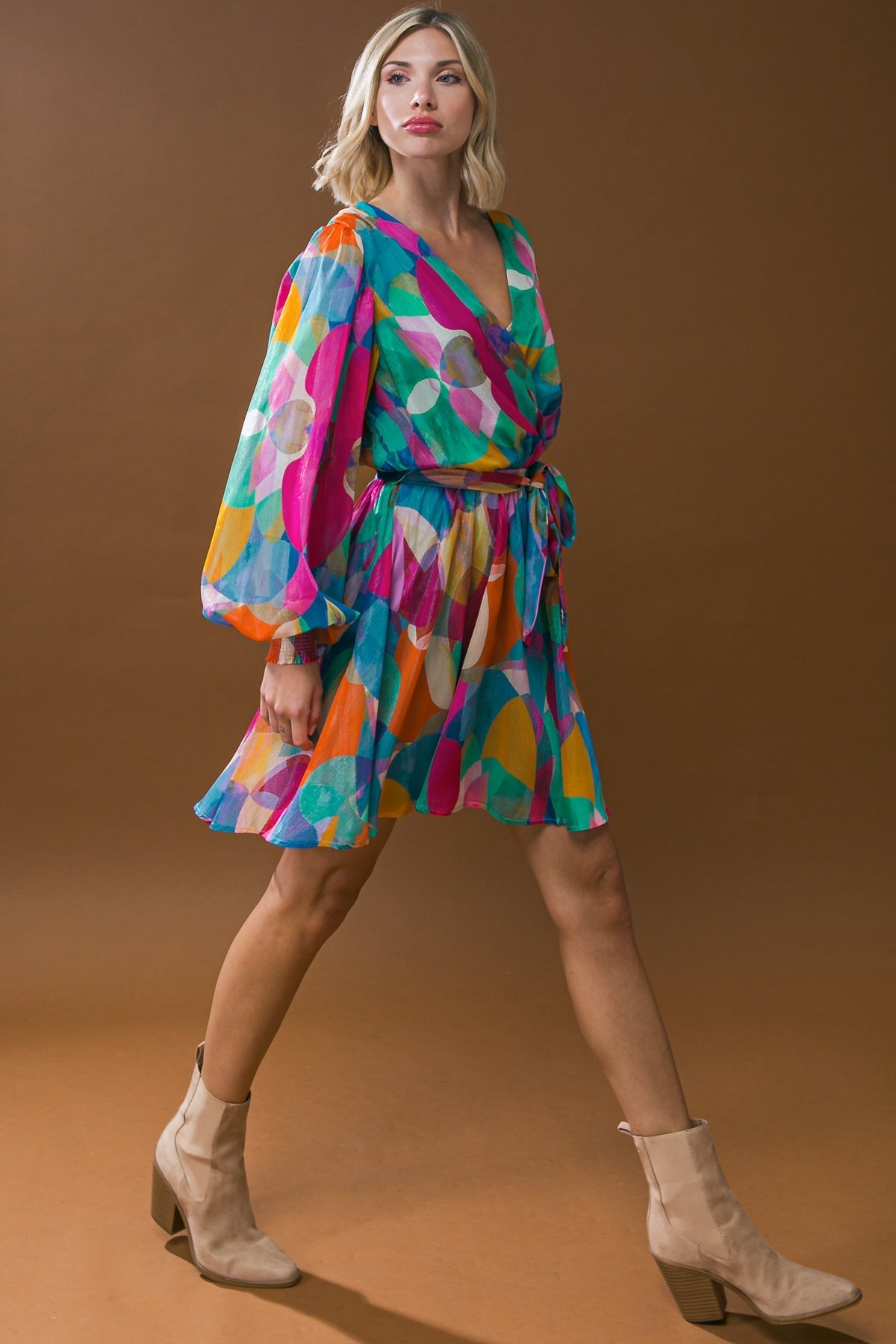 LOVE ME TONIGHT WOVEN MIDI DRESS Flying Tomato