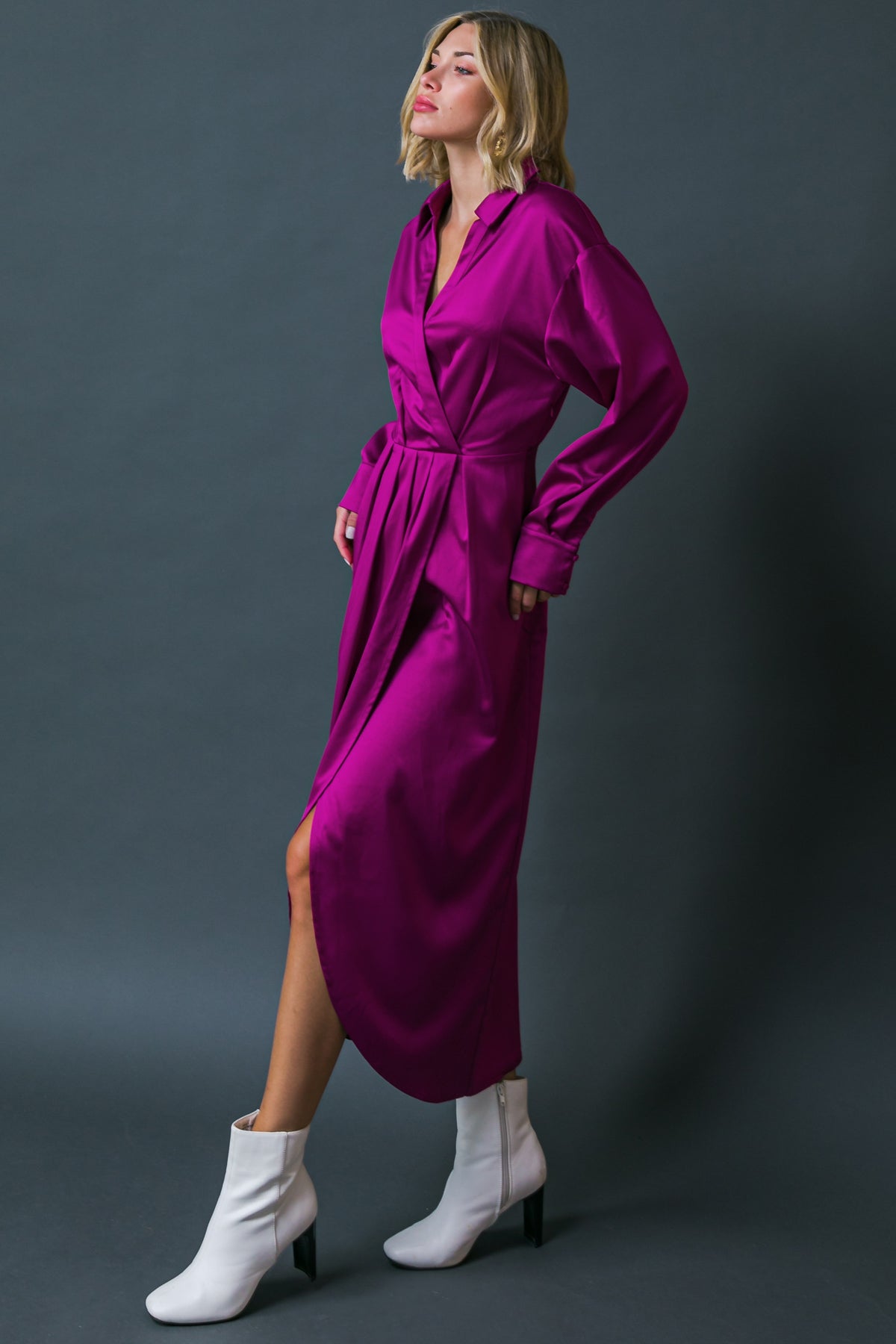 TOO GOOD TO BE TRUE WOVEN MIDI DRESS Flying Tomato