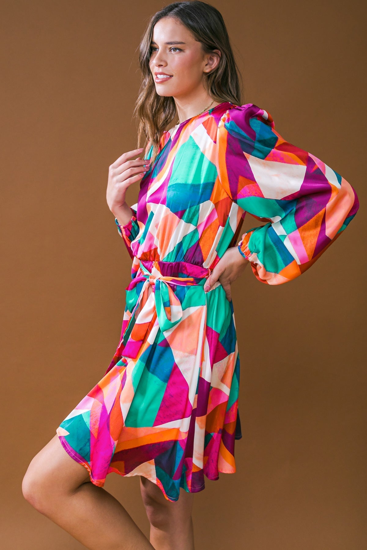 EXCITED FOR THIS WOVEN MINI DRESS Flying Tomato