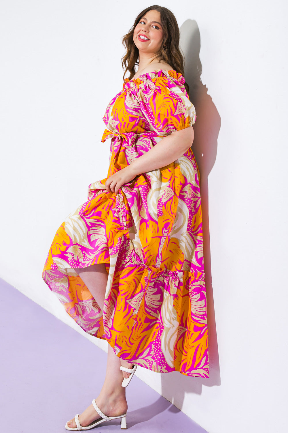 SCENIC OUTINGS WOVEN MINI DRESS Flying Tomato