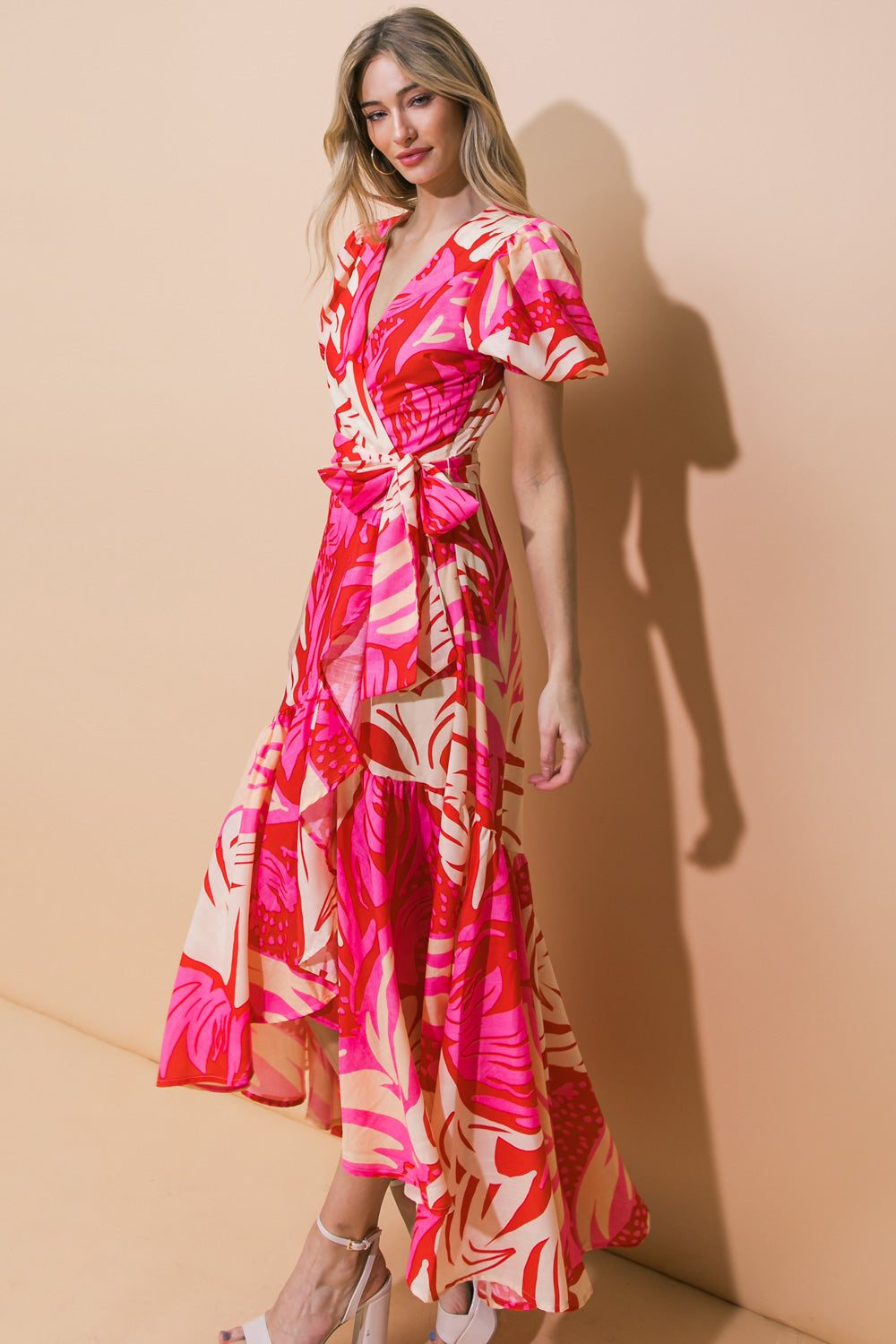 STUNNING SIGNIFICANCE WOVEN MAXI DRESS Flying Tomato