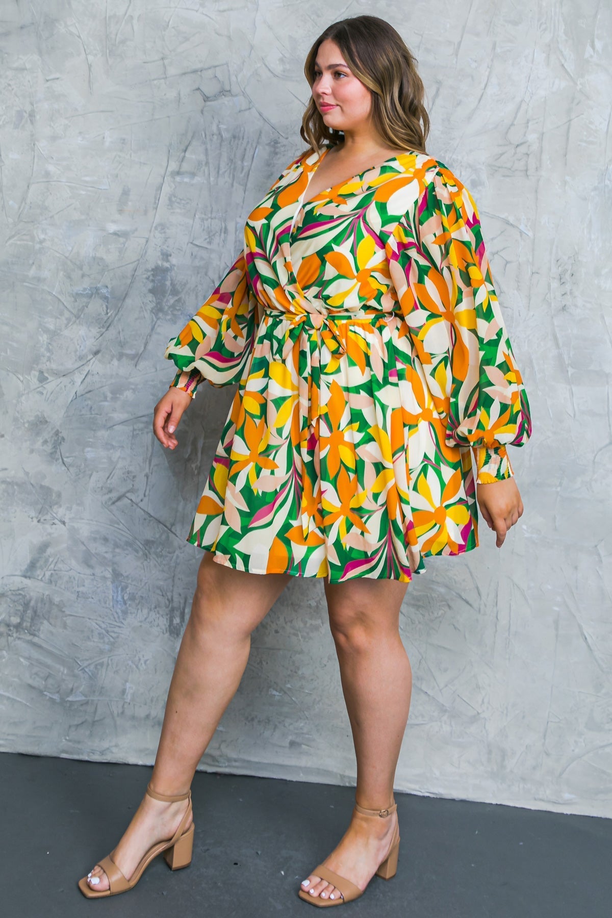 DARING HEART WOVEN MINI DRESS Flying Tomato