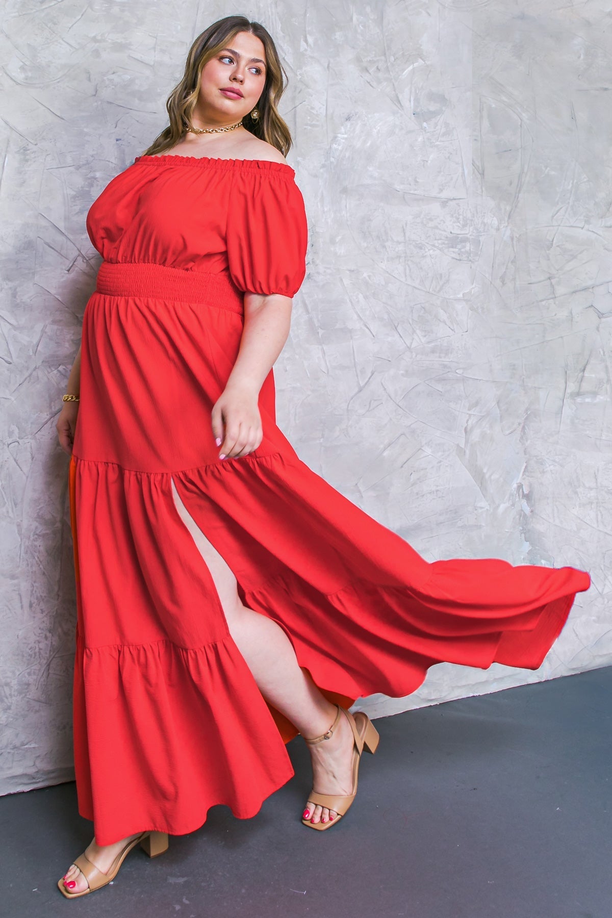 OUT IN THE COUNTRY WOVEN MAXI DRESS Flying Tomato