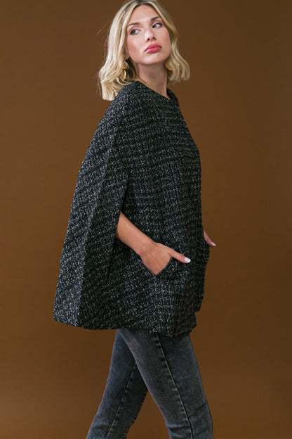 SUNSET DANCE TWEED CAPELET