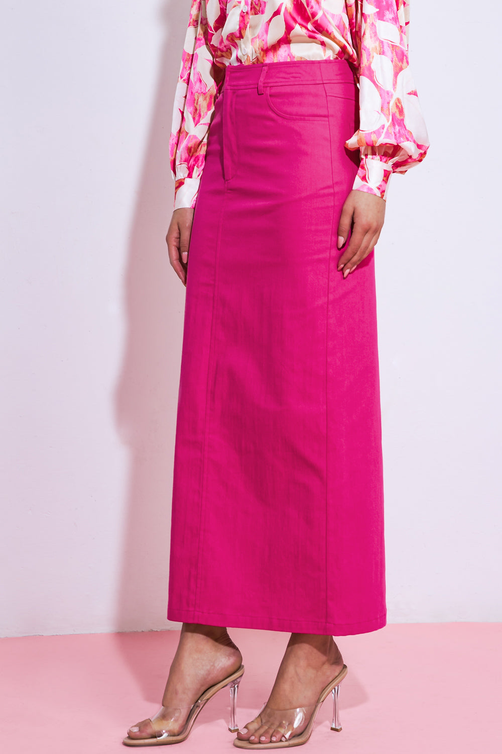 MY LOVE MINE ALL MINE WOVEN MIDI SKIRT Flying Tomato