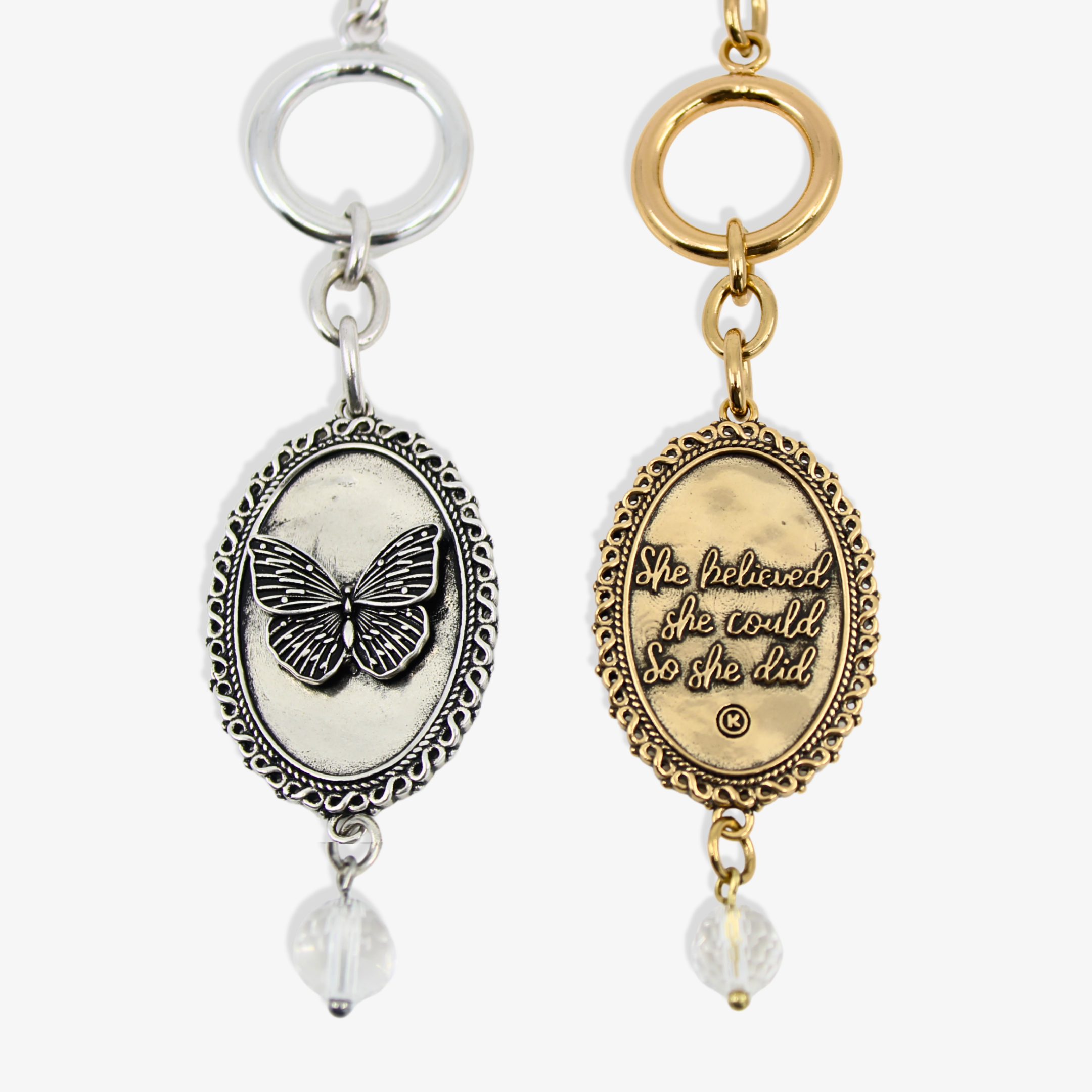 She Believed She Could Butterfly Choker Necklace Katia Designs