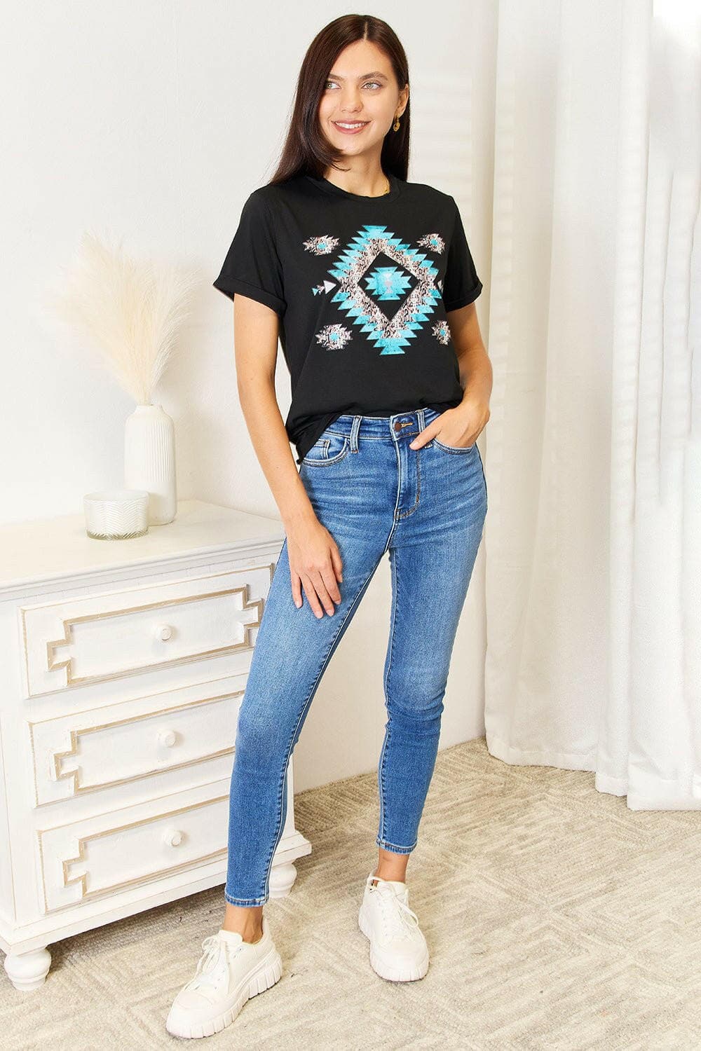 Simply Love Graphic Short Sleeve T-Shirt - Love Salve