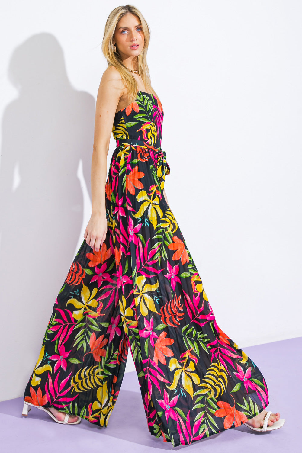 BLOSSOMING WITH JOY WOVEN JUMPSUIT Flying Tomato