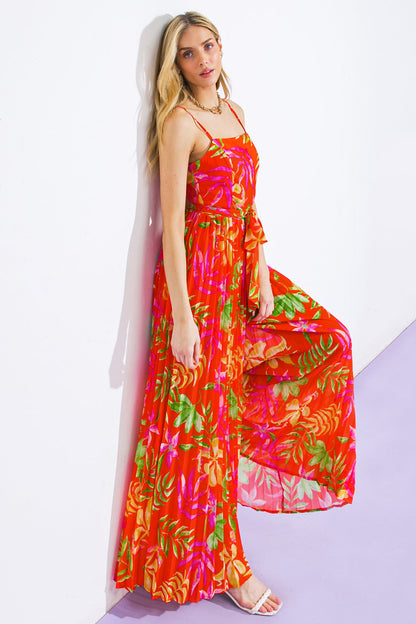 BLOSSOMING WITH JOY WOVEN JUMPSUIT