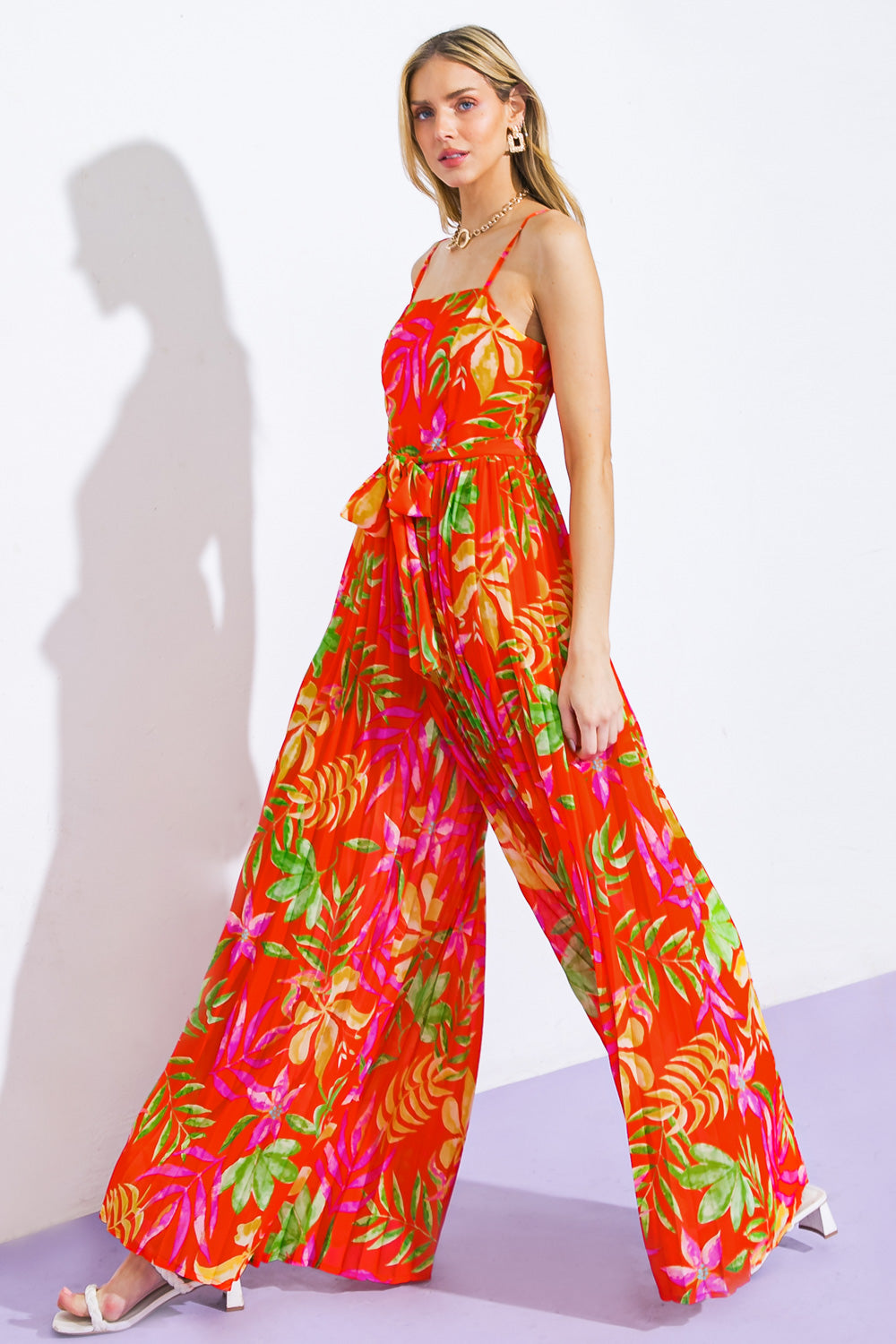 BLOSSOMING WITH JOY WOVEN JUMPSUIT Flying Tomato