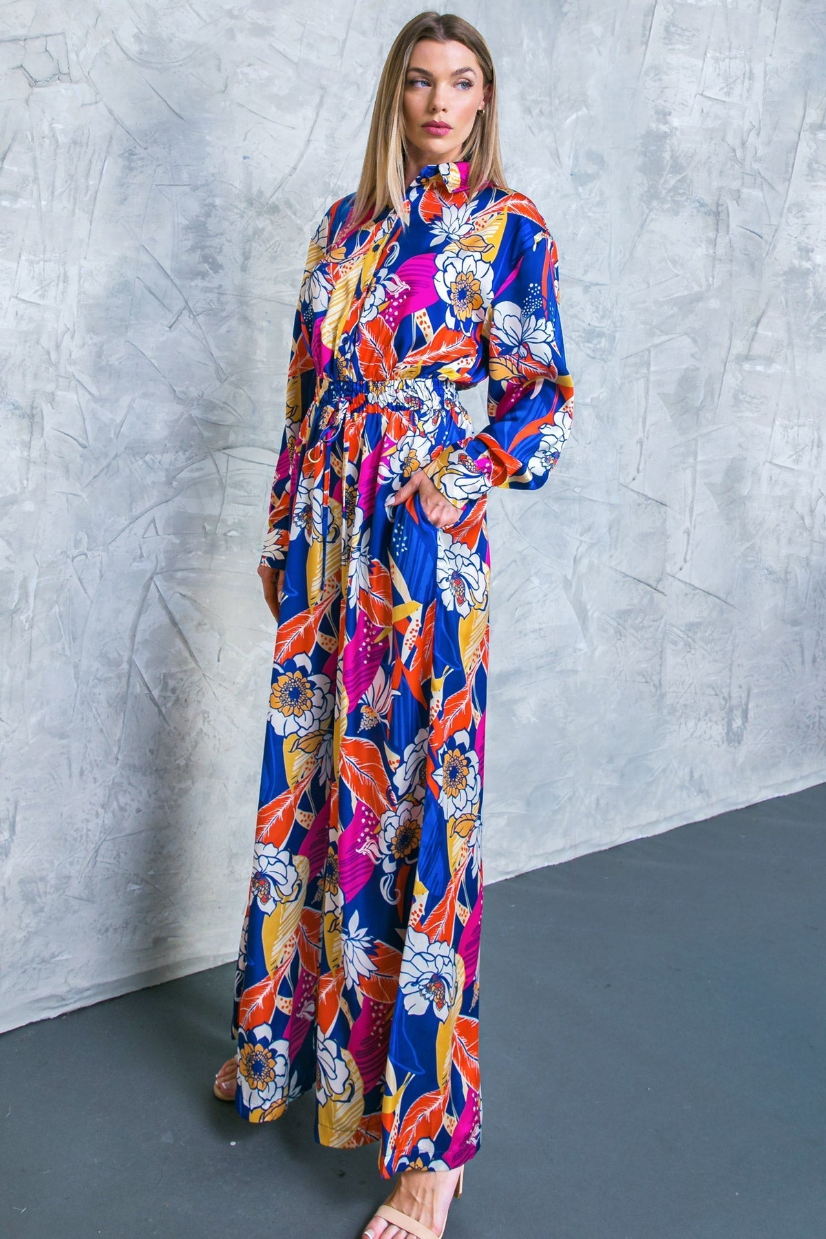 BLOOMING HOPE WOVEN JUMPSUIT Flying Tomato