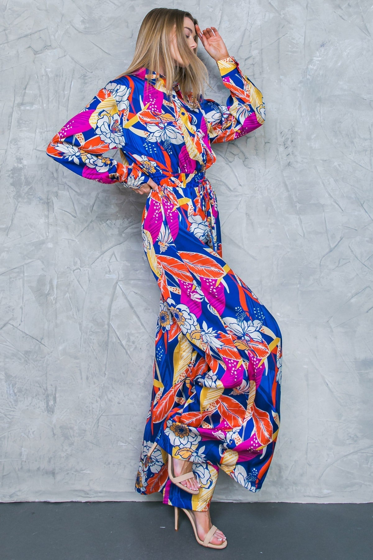 BLOOMING HOPE WOVEN JUMPSUIT Flying Tomato