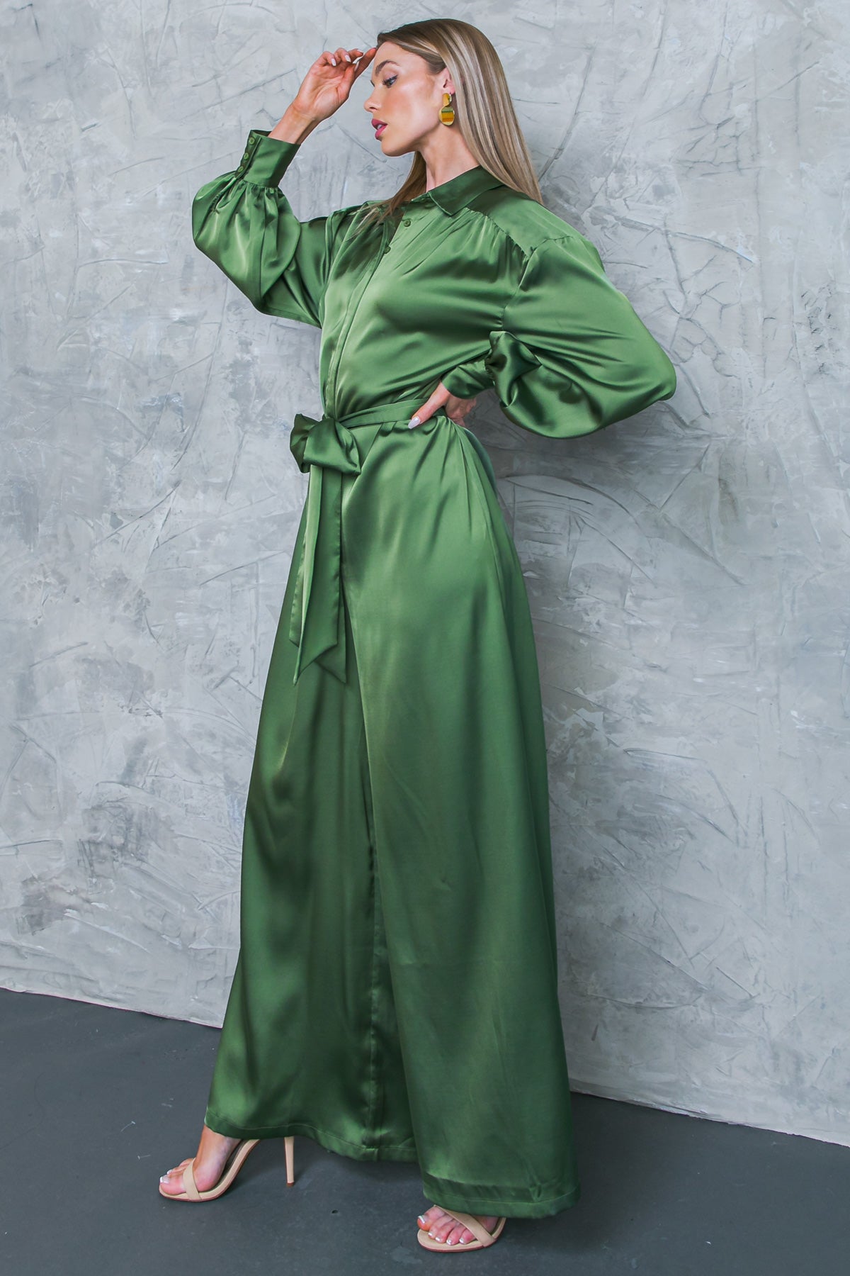 LIKE FINE ART WOVEN JUMPSUIT Flying Tomato
