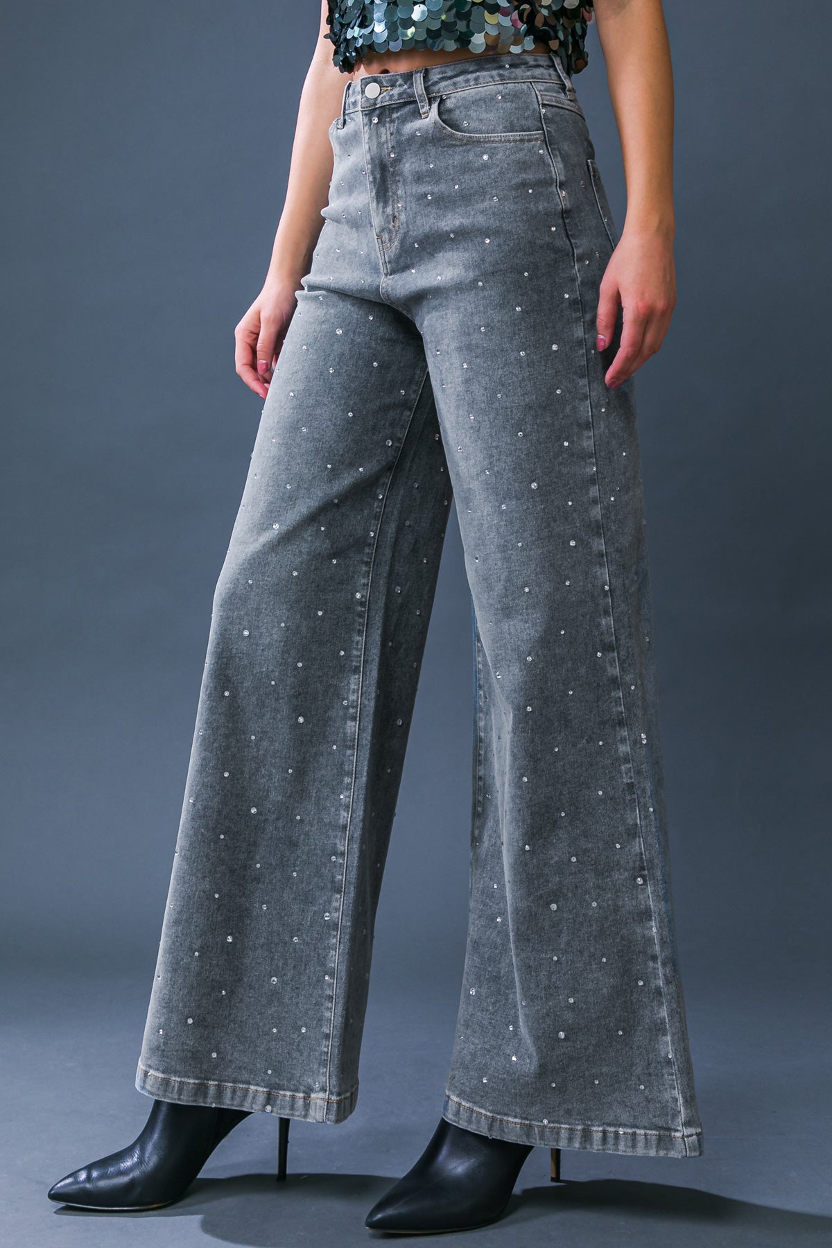 TAKE THE CHANCE DENIM PANTS Flying Tomato