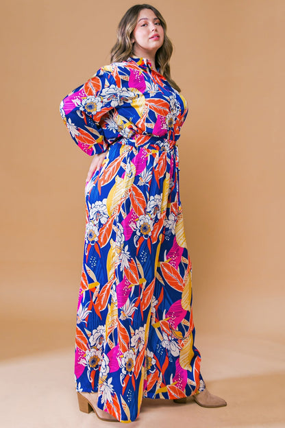 BLOOMING HOPE WOVEN JUMPSUIT